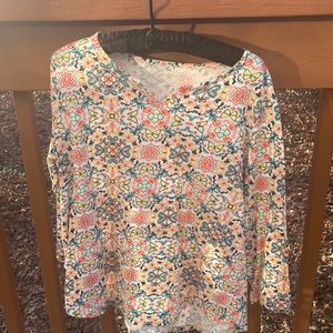 Kim Rogers cotton butterfly top